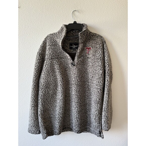 Boxercraft Women's Sherpa Pullover Jacket Texas Tech Red Raiders, Size XL - Picture 1 of 4